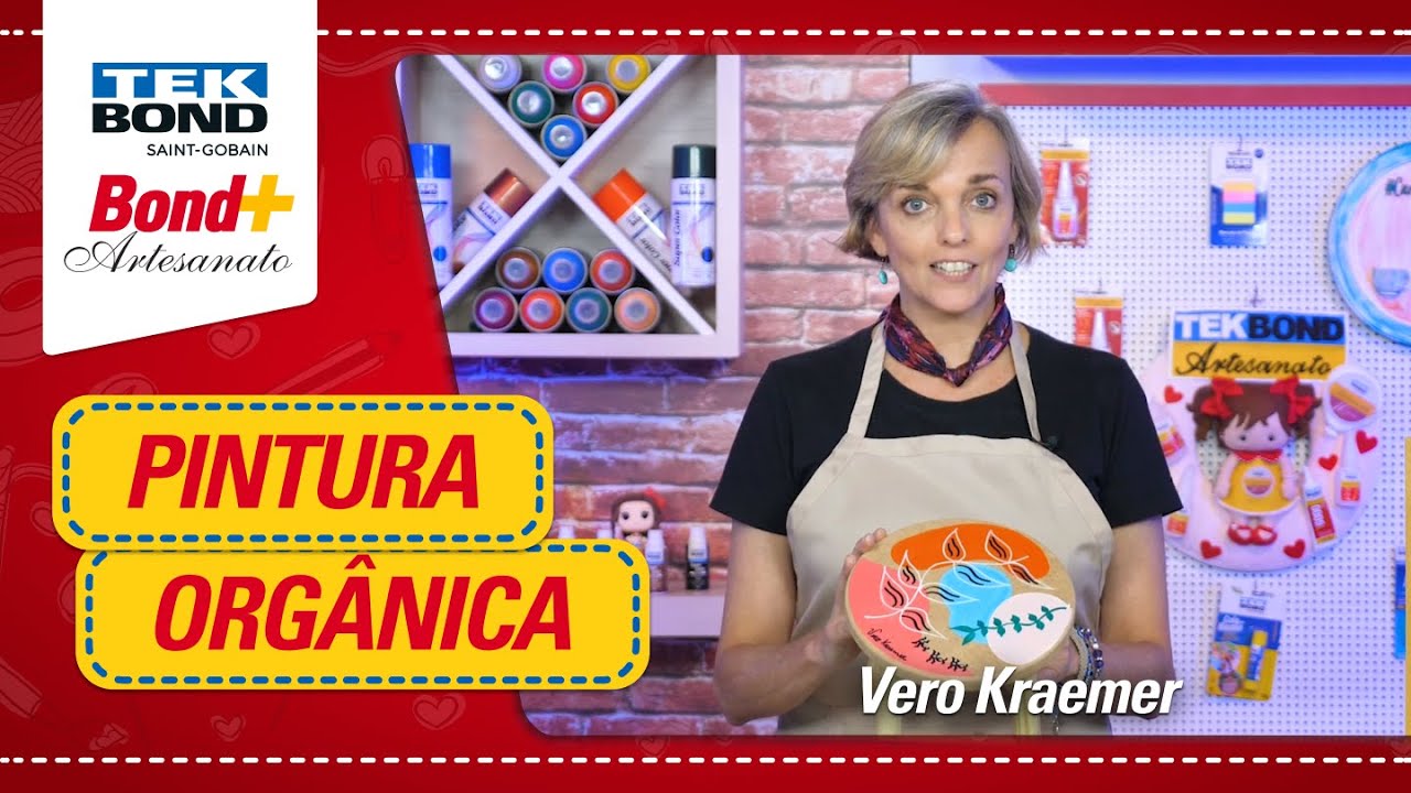 Pintura orgânica: técnica e dicas, com Vero Kraemer