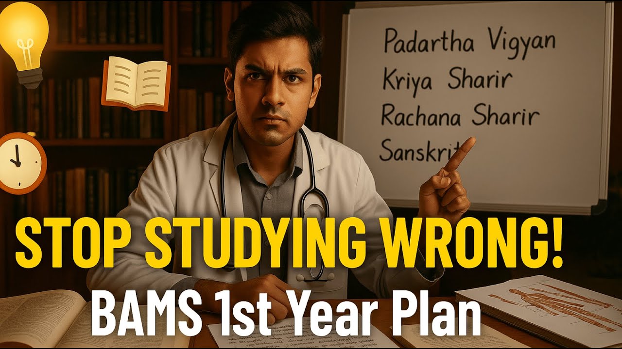 BAMS 1st Year Students: Read This Before You Start Studying!