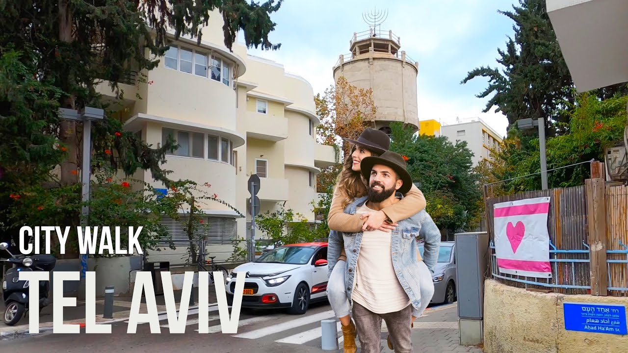From Rothschild to the Backstreets | Tel Aviv City Center | Relaxing Walk [4K]