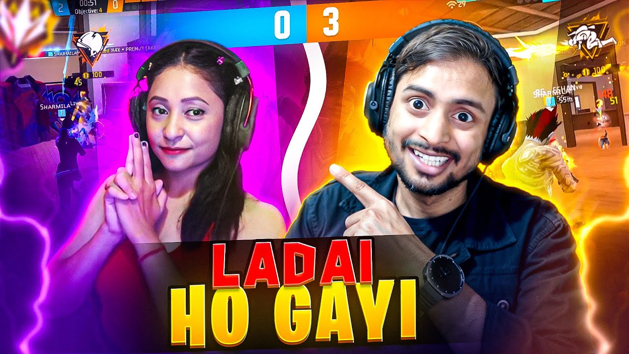 LADAI HO GAYI 🤬💪 ANGRY ON RG ESHAN 🥵 FREE FIRE
