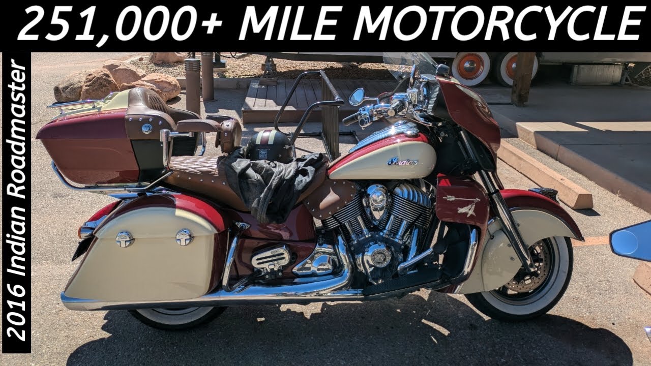 Amazing Indian Roadmaster with over 251,000 Miles on it - Wahoo!