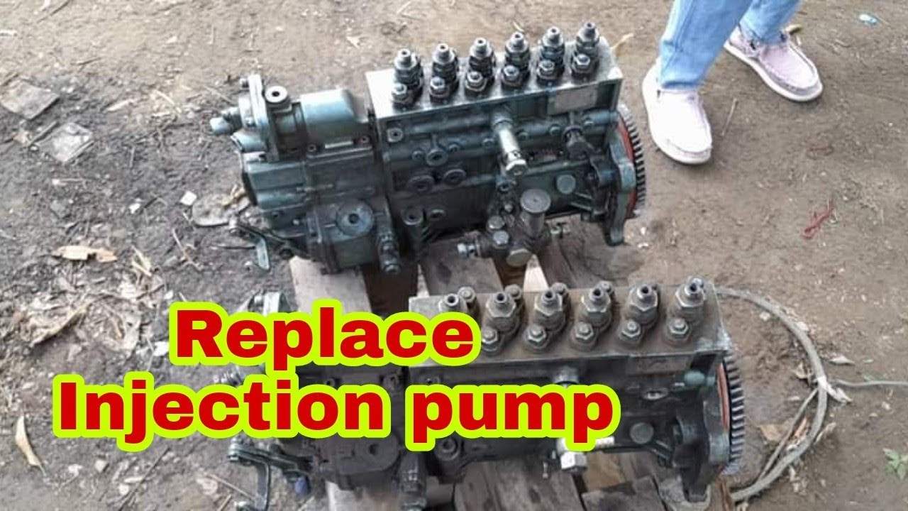 Replace HOWO injection pump
