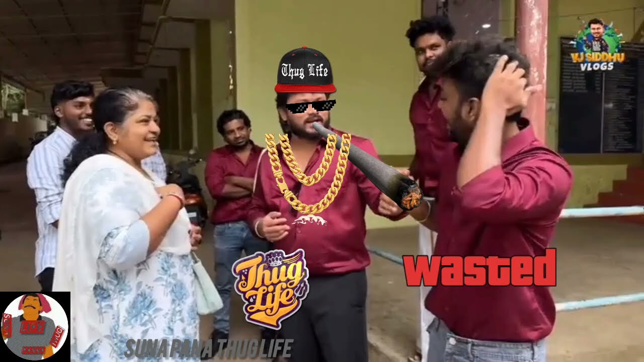 vj siddhu harshath khan sabari thug life moment comedy #tamil #vjsiddhuvlogs #thuglife