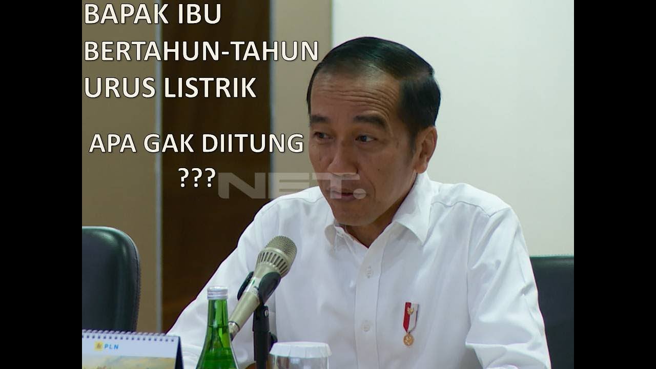 Geram! Presiden Jokowi Ingatkan PLN Hitung Kebutuhan Listrik Dengan Benar