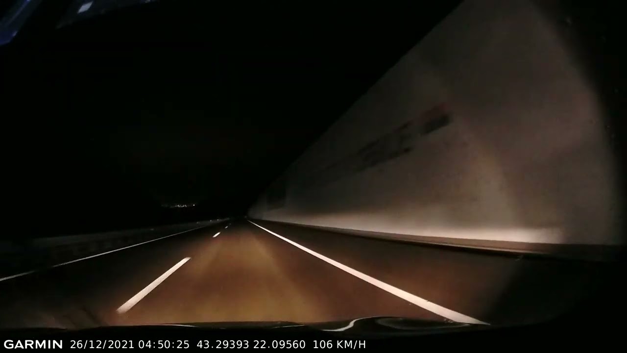 DRIVE #1736: Dimitrovgrad-Aleksinac (Serbia) (timelapse 4x) *Read Description*
