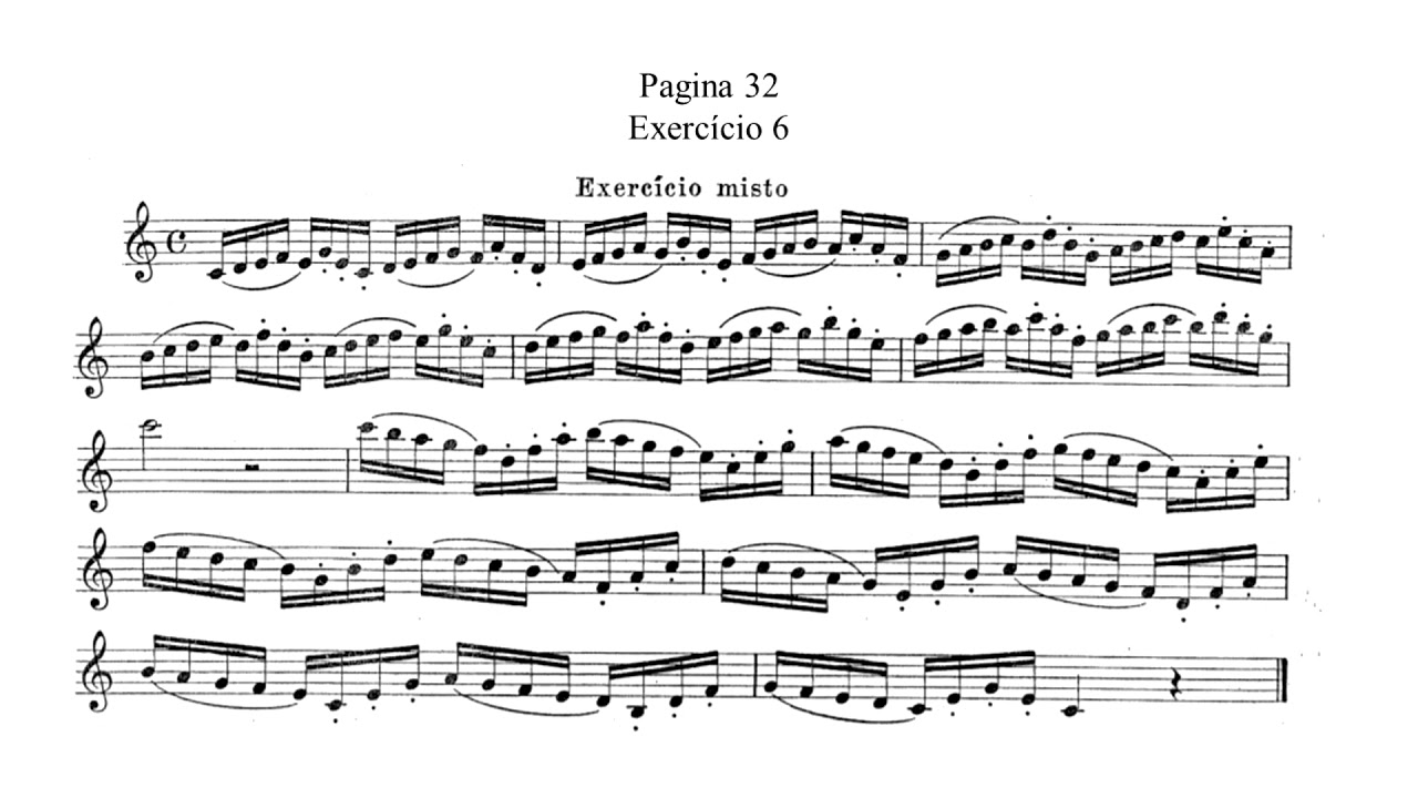Método para Saxofone Amadeu Russo Pagina 32 Lição 6