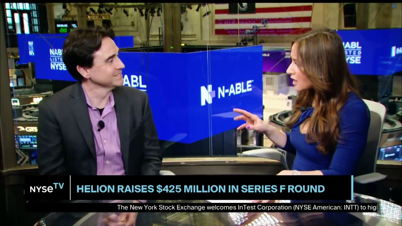 David Kirtley, Co Founder + CEO at Helion Energy Joins NYSE TV Live