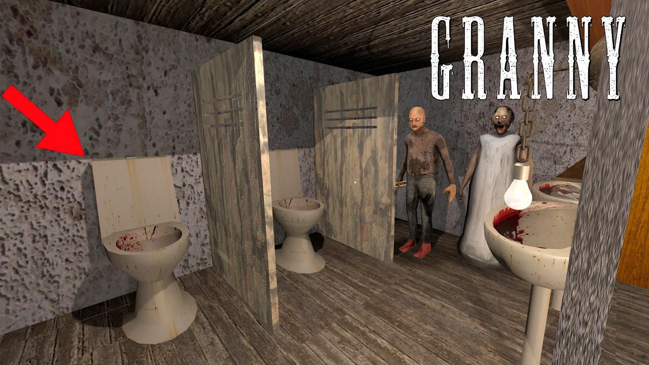 Granny Recaptured (PC) - The NEW Secret Restroom UPDATE in Granny's House Attic and Puzzles