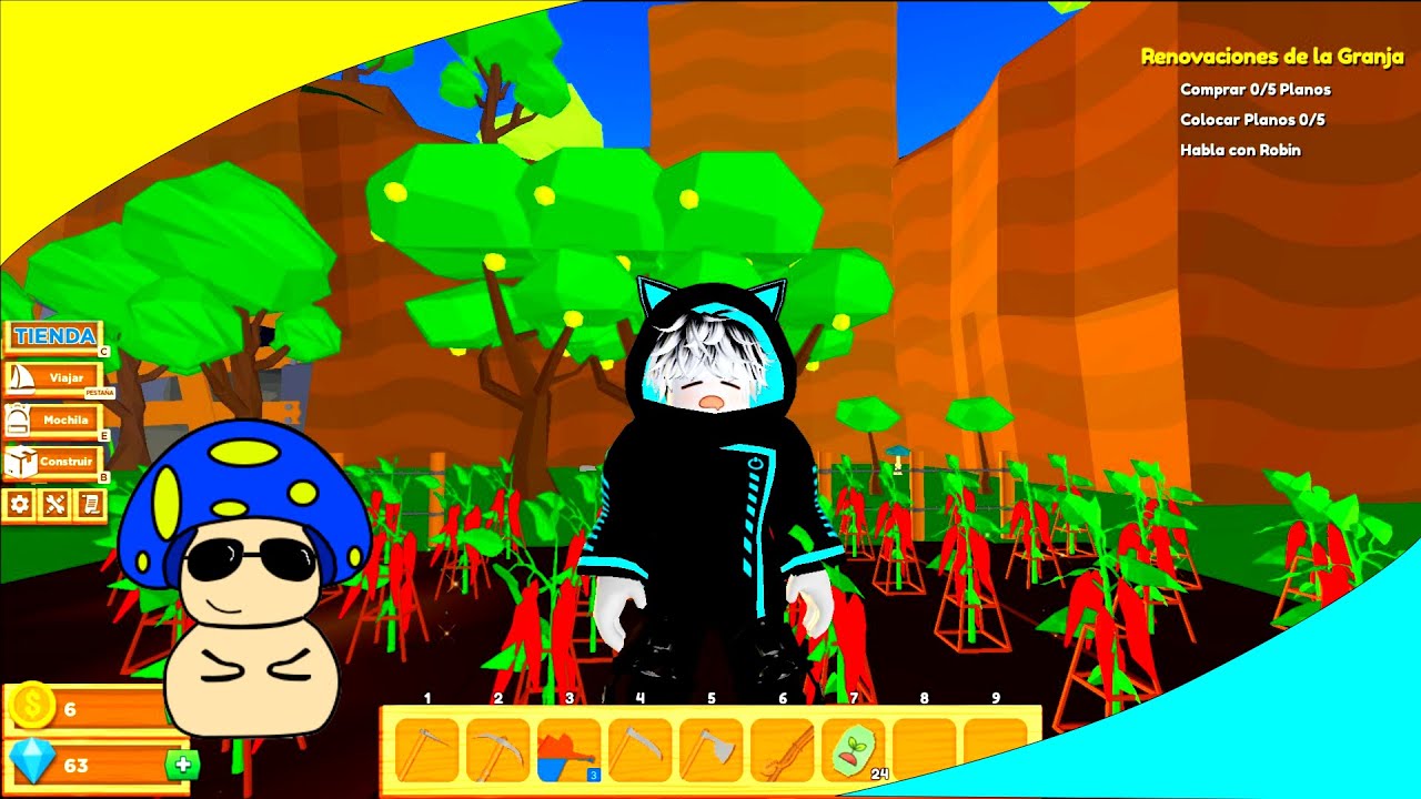 Haciendo la mejor granja en roblox || ROBLOX ALQUERIA
