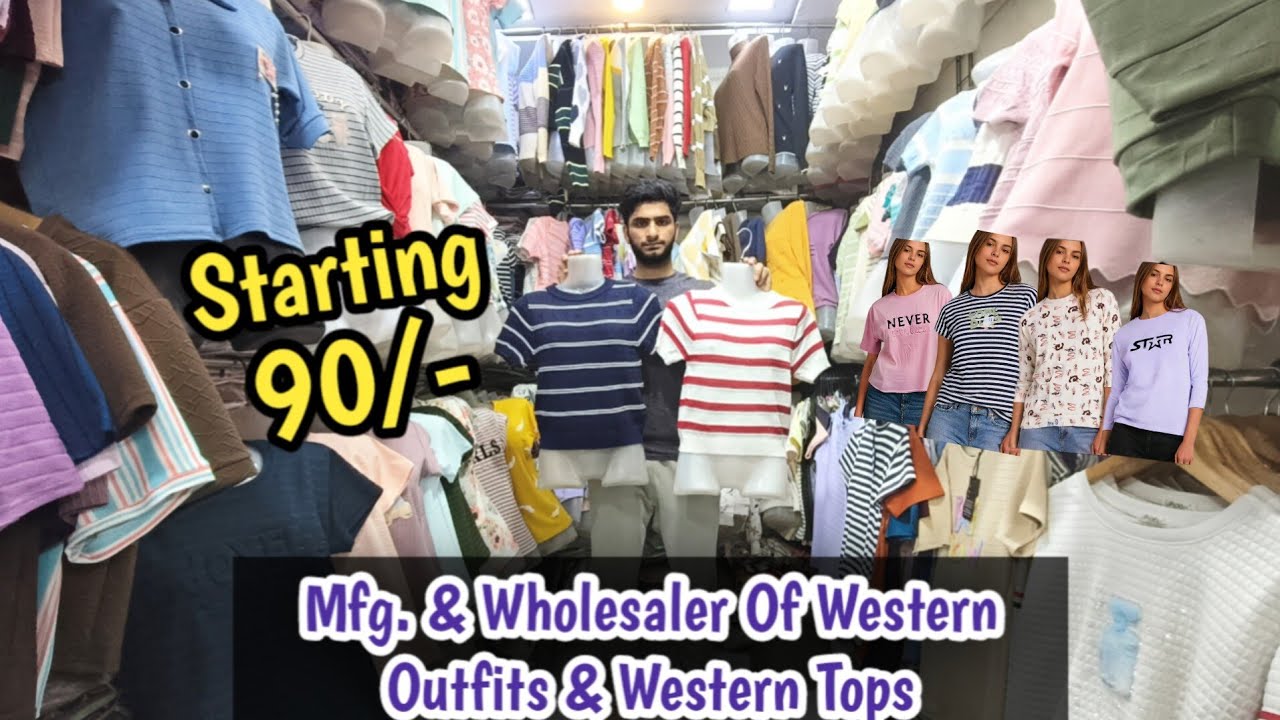 ₹90 से शुरु है | Mgf. & Wholesaler Of Western Outfits Imported Tops In Bandra | Contact-8828579717🛍️