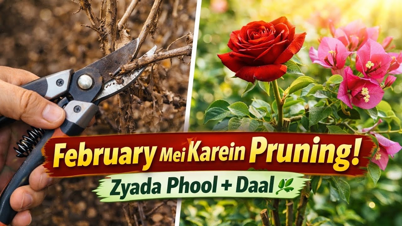 “Sardi khatam, growth shuru! 🌸 February mein plants ko karein revive.”#plantparivar 