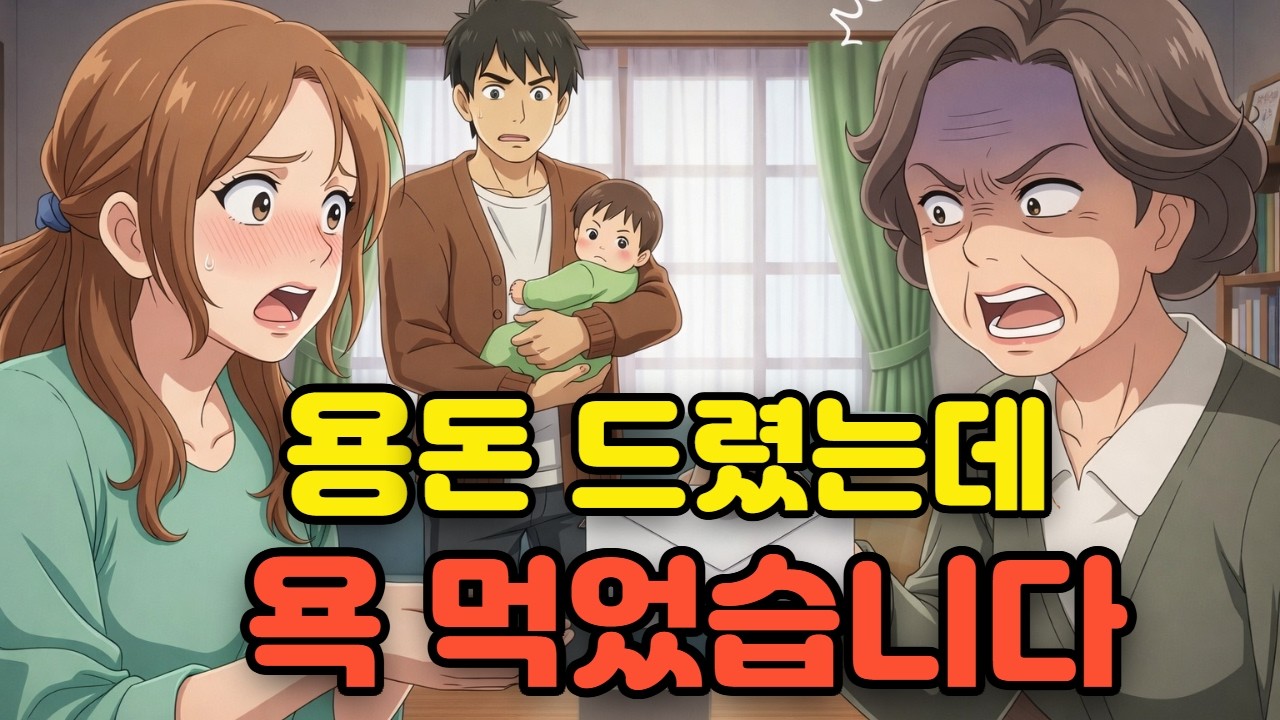 명절 용돈만 드렸다가 시어머니에게 한소리 들은 며느리
