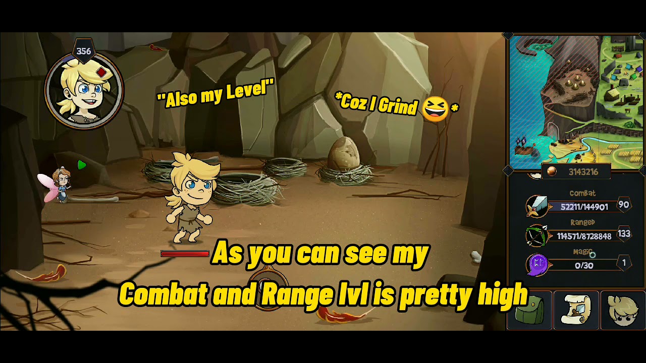 [Hero Tales] Level 356 , 3 Hard Stages , All Items , Max Skill Tree