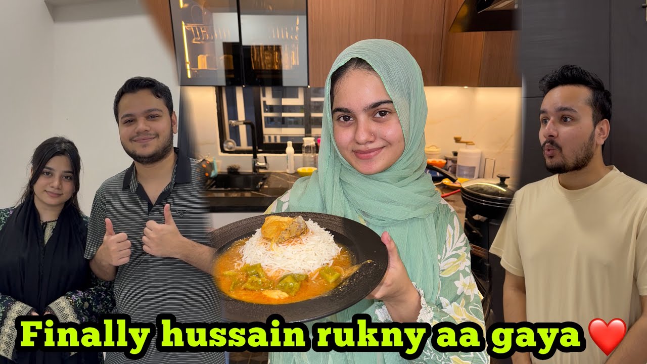 Mera chota bhai or bhabhi aay mery ghar rukny🥹yusra ny banaya chicken jalfarezi😍
