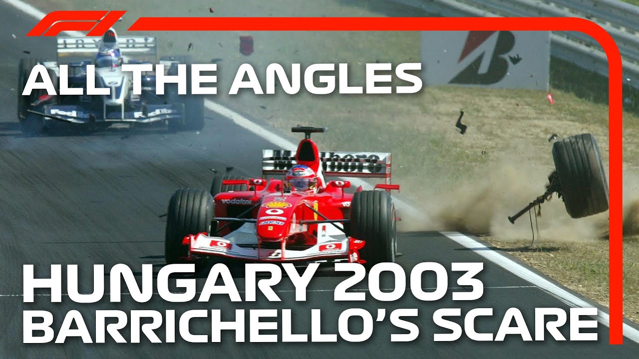 Big Scare For Barrichello | All The Angles | 2003 Hungarian Grand Prix