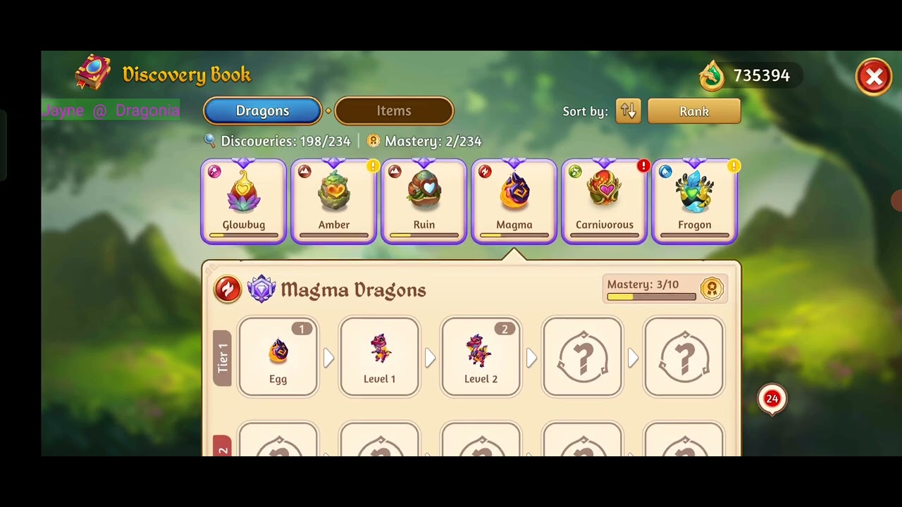 MERGE DRAGONS - Dawnvale - Clearing land with 2 x LOOH