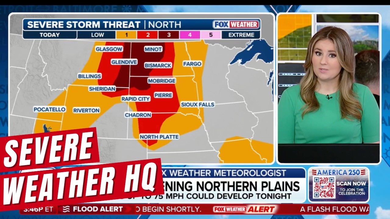 Northern Plains Face Saturday Severe Weather Threat