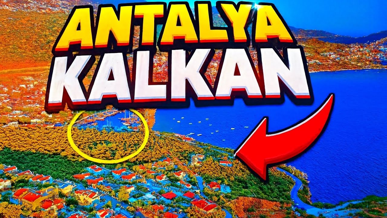 Kalkan Antalya in Stunning 4K Drone Views | DJI Aerial Footage 🌊✨