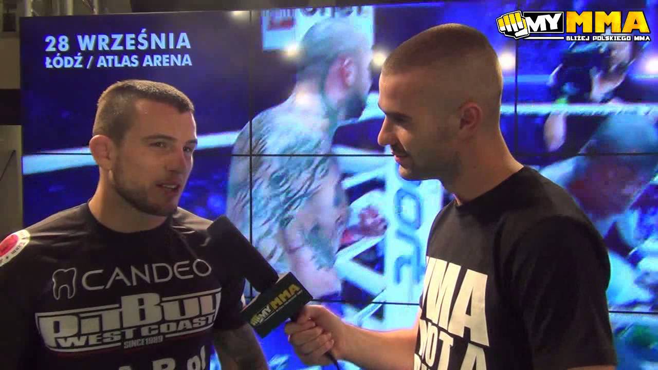 BORYS MAŃKOWSKI przed KSW 24 - Blue City, Warszawa 25.09.2013 r.