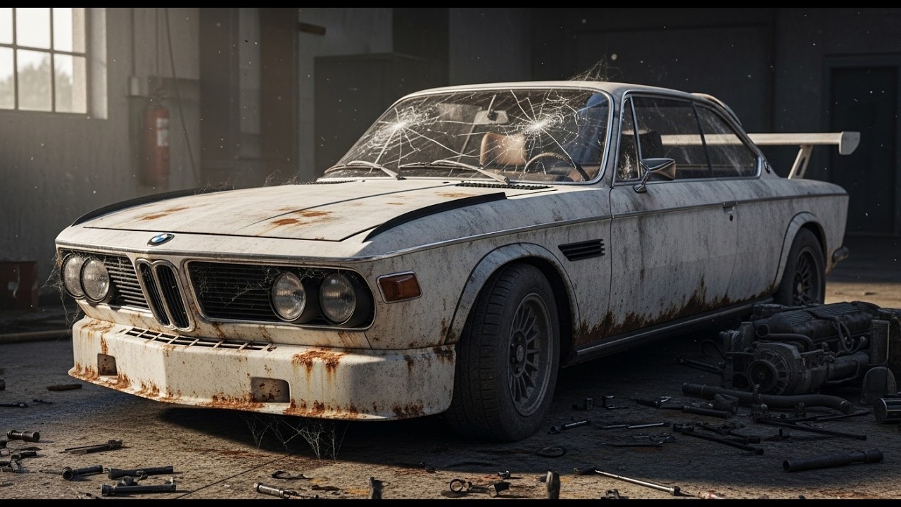 ASMR Car Restoration || Full Rebuild of 1973 BMW 3.0 CSL from Abandoned Condition to Looking New