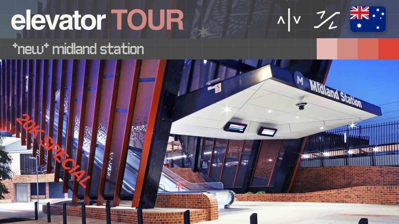 NEW Midland Station, Perth WA | Full Elevator + Escalator Tour
