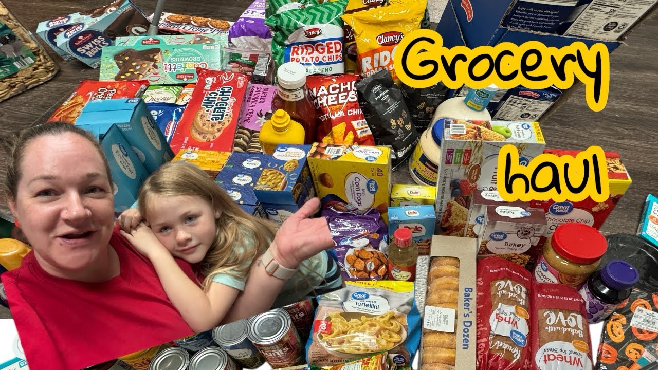 Family of 11 Grocery Haul! 3 Stores Later… She Took Over My Video 😂