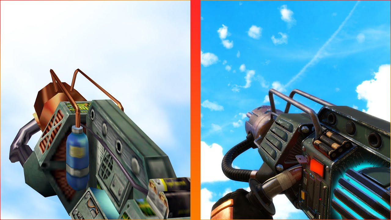 Half-Life vs Black Mesa - All Weapons Comparison
