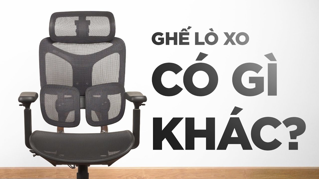 Đánh giá ghế công thái học lò xo to SMA Yami