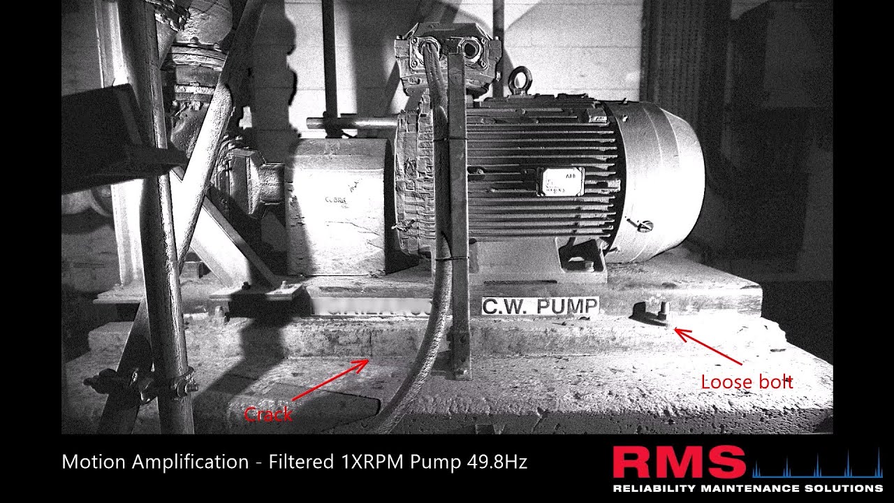 Motion Amplification Technology - Cooling Water Pump Survey