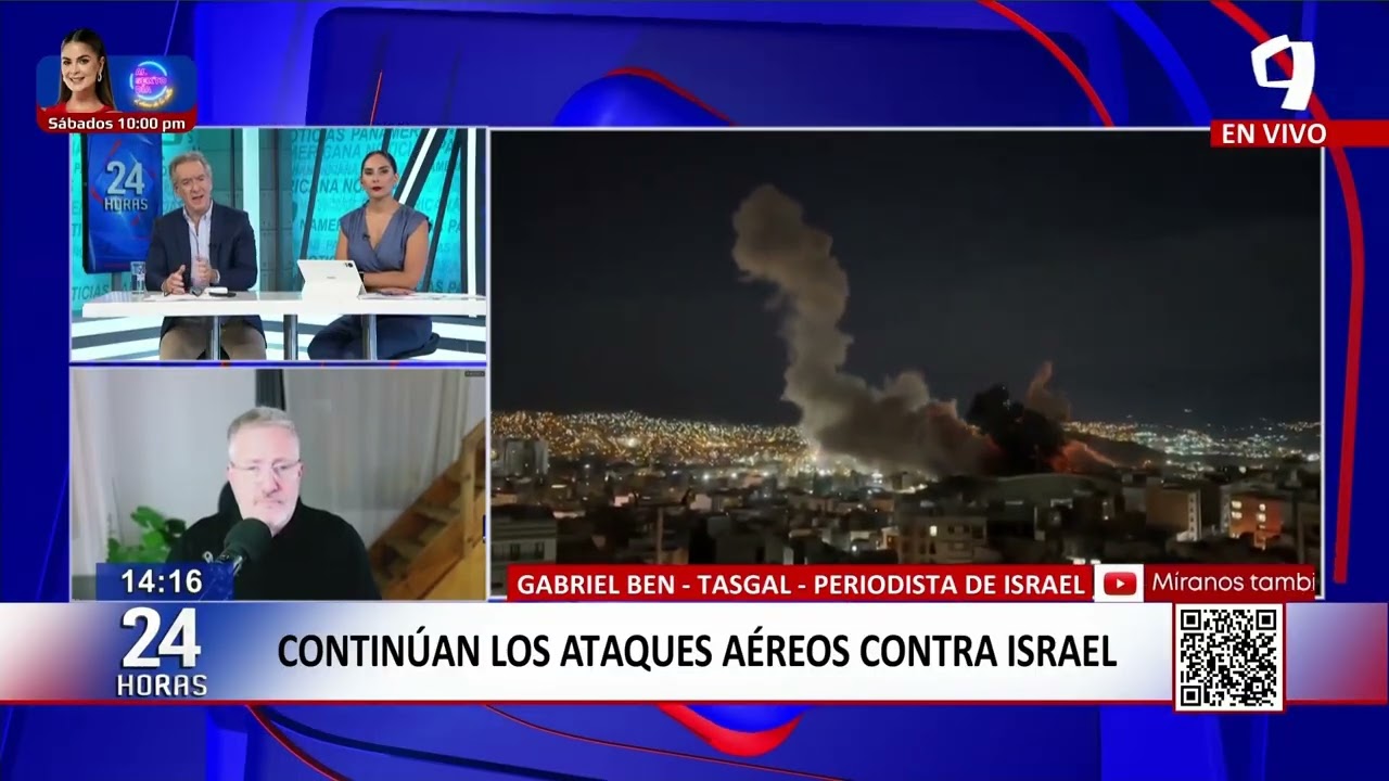 Continuan los ataques aéreos contra Israel
