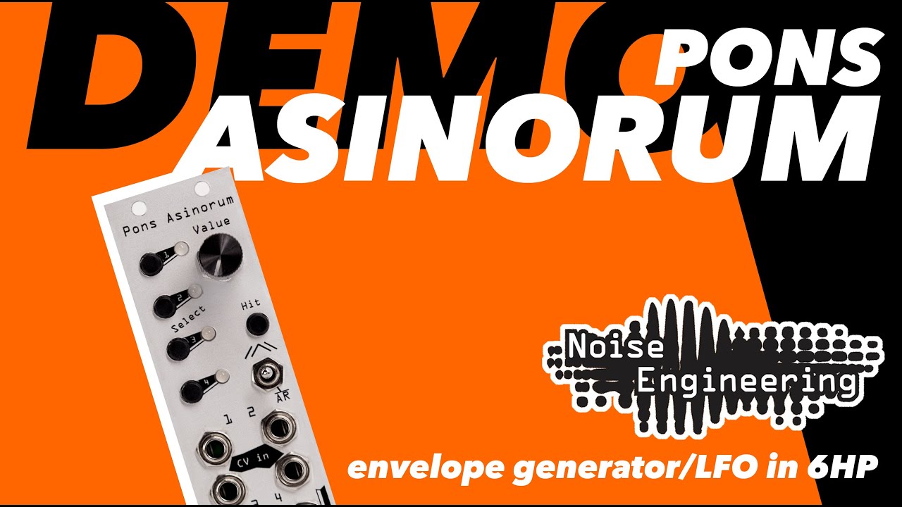 Pons Asinorum 4-channel envelope generator and LFO (demo and jam)