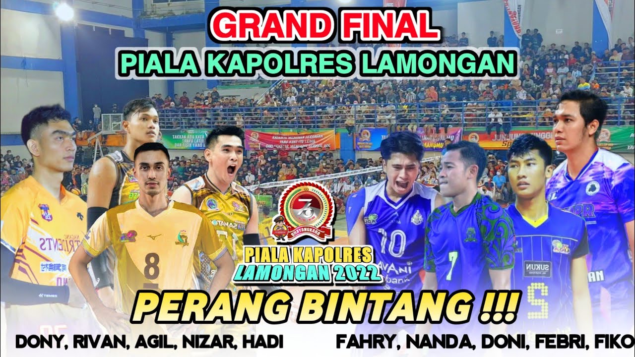 FINAL MEMUKAU DIDUNIA❗️RIVAN,DONY,NIZAR VS FAHRY,NANDA,FIKO - KAPOLRES LAMONGAN CUP 2022 VOLLEYBALL