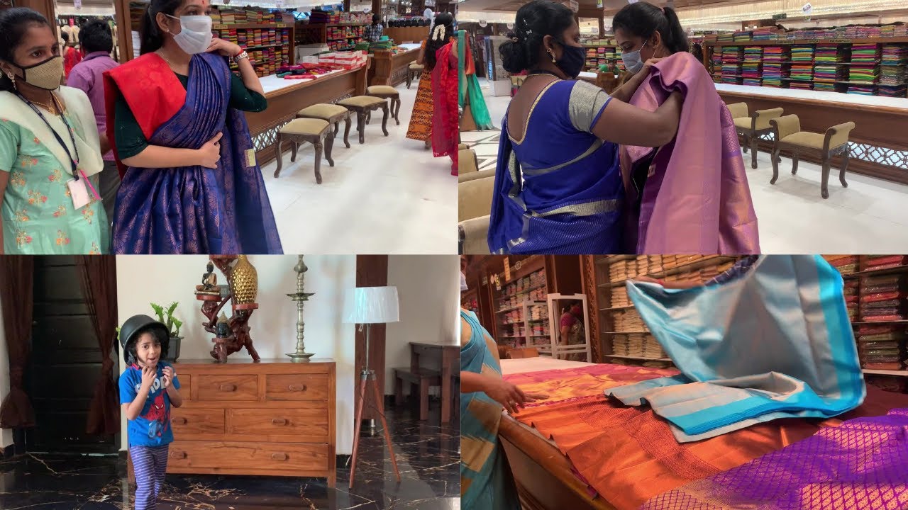 Anusha Engagement Saree Shopping Vlog - Making Mughlai Chicken Curry at Home for Dinner
