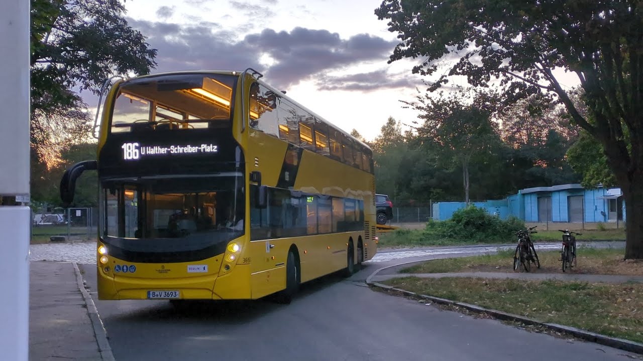Berlin Bus|Aussetzermitfahrt #26 auf dem 186 von S Lichterfelde Süd bis U Walther-Schreiber-Pl