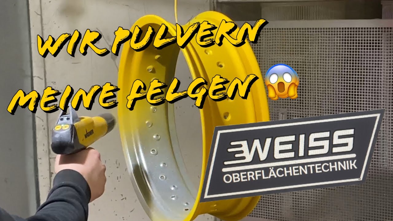 WIR PULVERN MEINE FELGEN🤩 | Zu Besuch bei OFT_Weiss