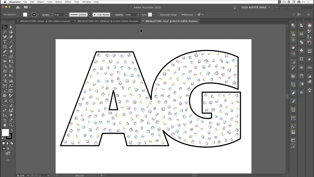 Cool Text Effects - VectorFirstAid, Graphic Styles and SpaceFill