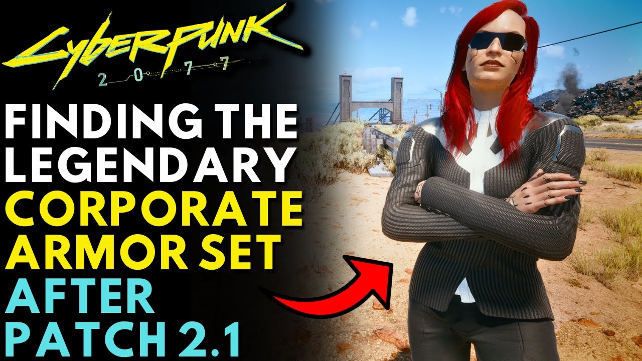 Cyberpunk 2077 - How To Get Legendary Corporate Armor Set | Update 2.1 (Locations & Guide)
