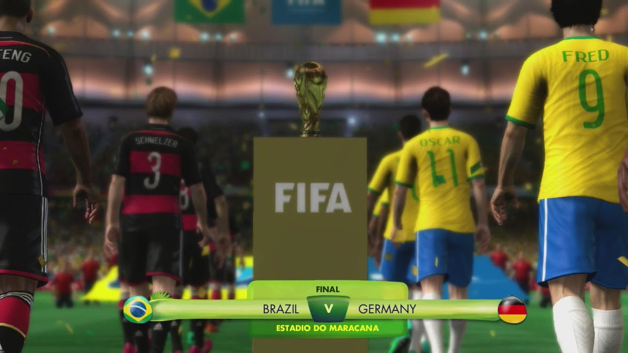 Чемпионат мира по футболу FIFA 2014 в Бразилии — Бразилия против Германии — [HD ПОЛНЫЙ геймплей]