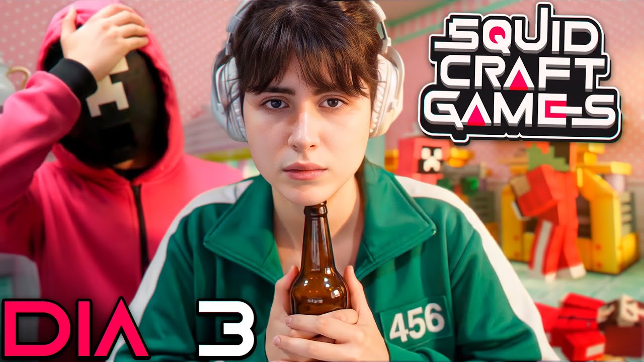 JUGUÉ DESPUÉS DE UNA FIESTA ☆ SQUID CRAFT GAMES 4 Día 3