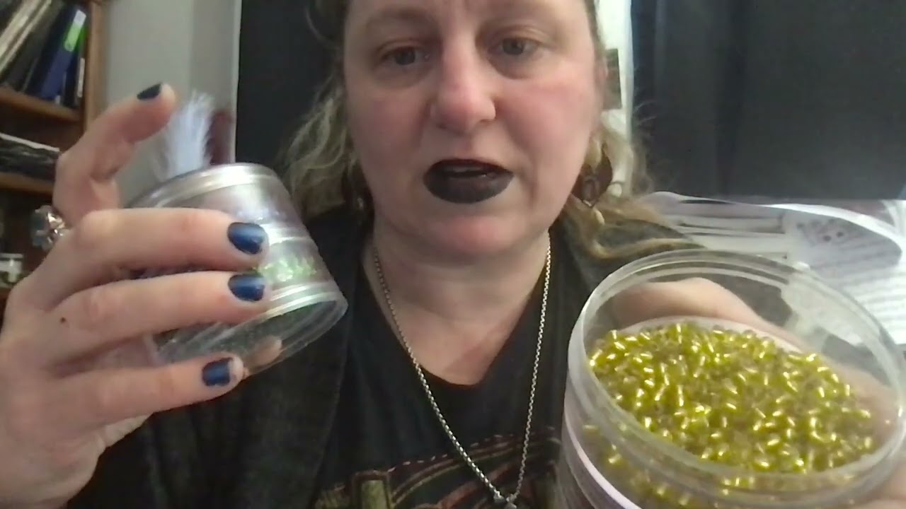 Seed Bead Stash With Commentary