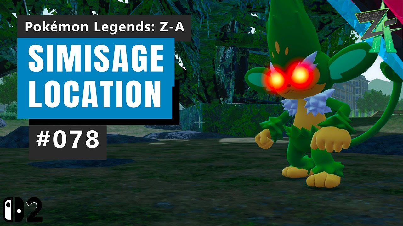 В поисках редкого Альфа-Симисейджа в Pokemon Legends Z-A