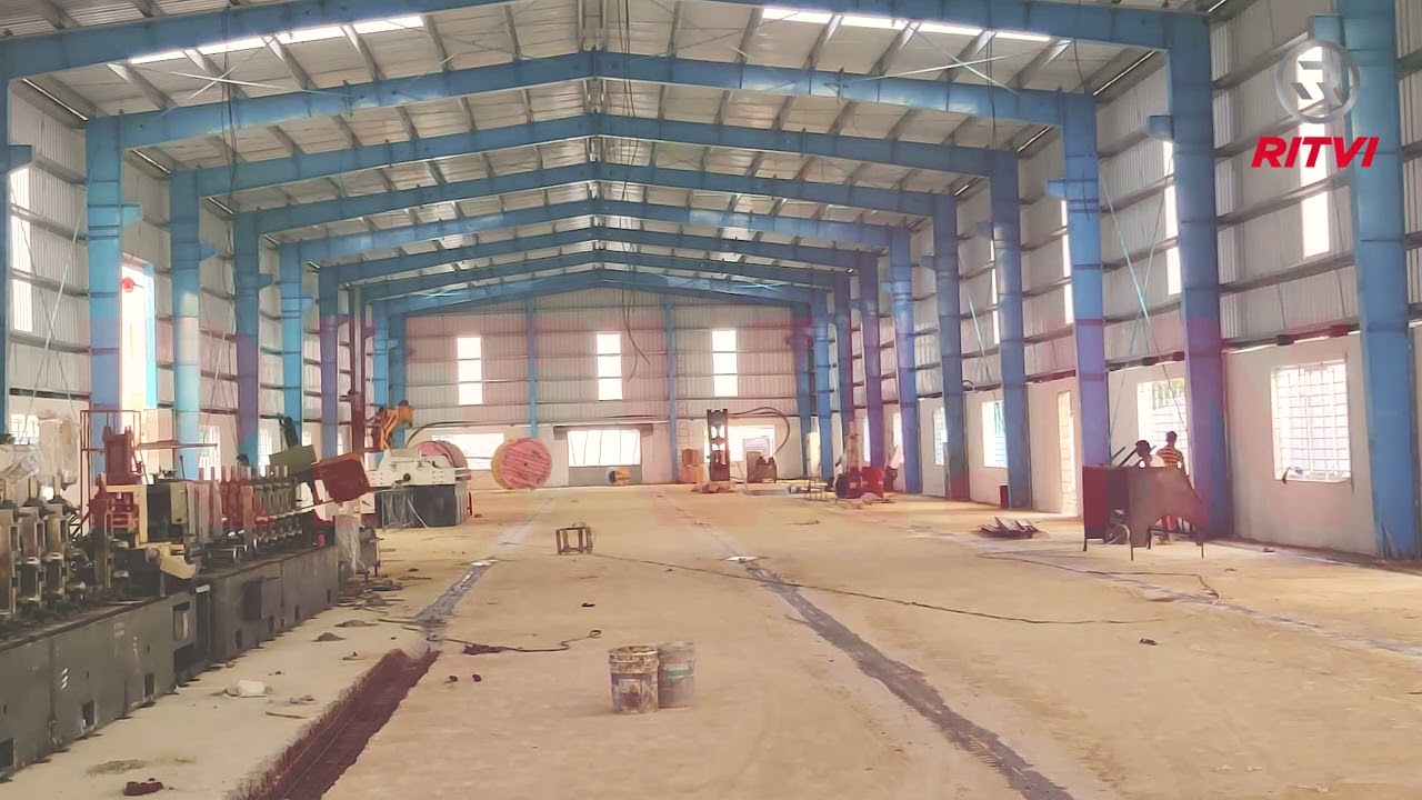 Factory Building PEB Construction at Neelambur, CBE | 28000Sq.ft | Ritvi Steel Buildings
