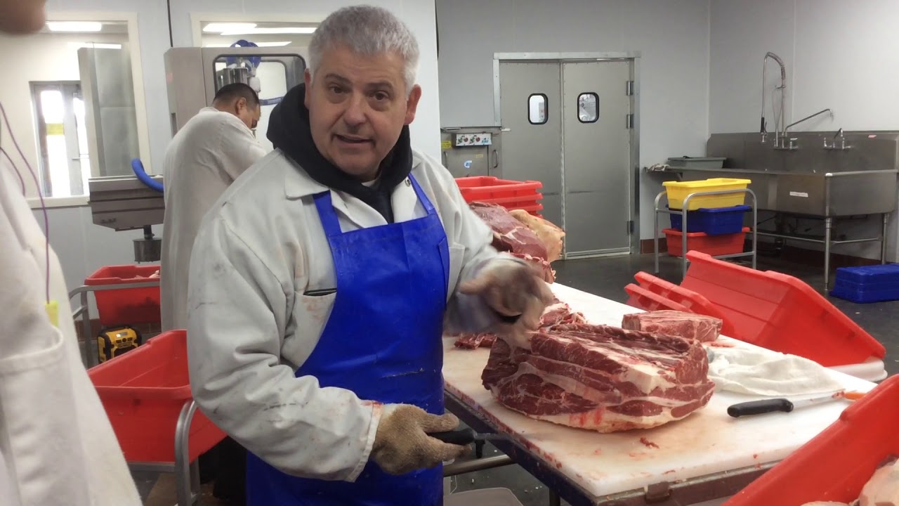 Lesson in meat cutting