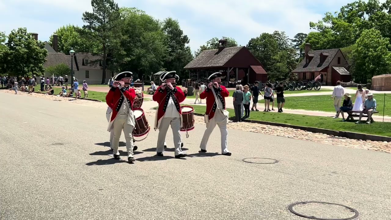 Colonial Williamsburg Fifes & Drums “Drummers Call” 5/17/2025