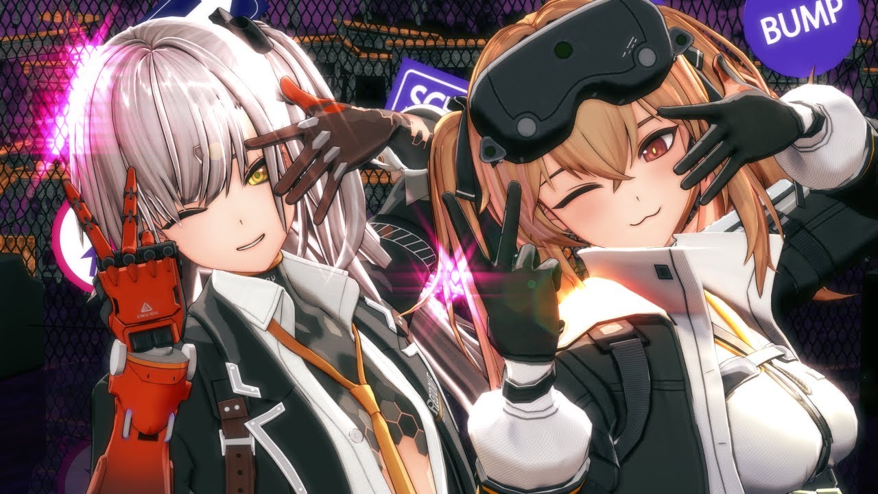 【GFL2/MMD】V【Leva (UMP45) & Lenna (UMP9)】