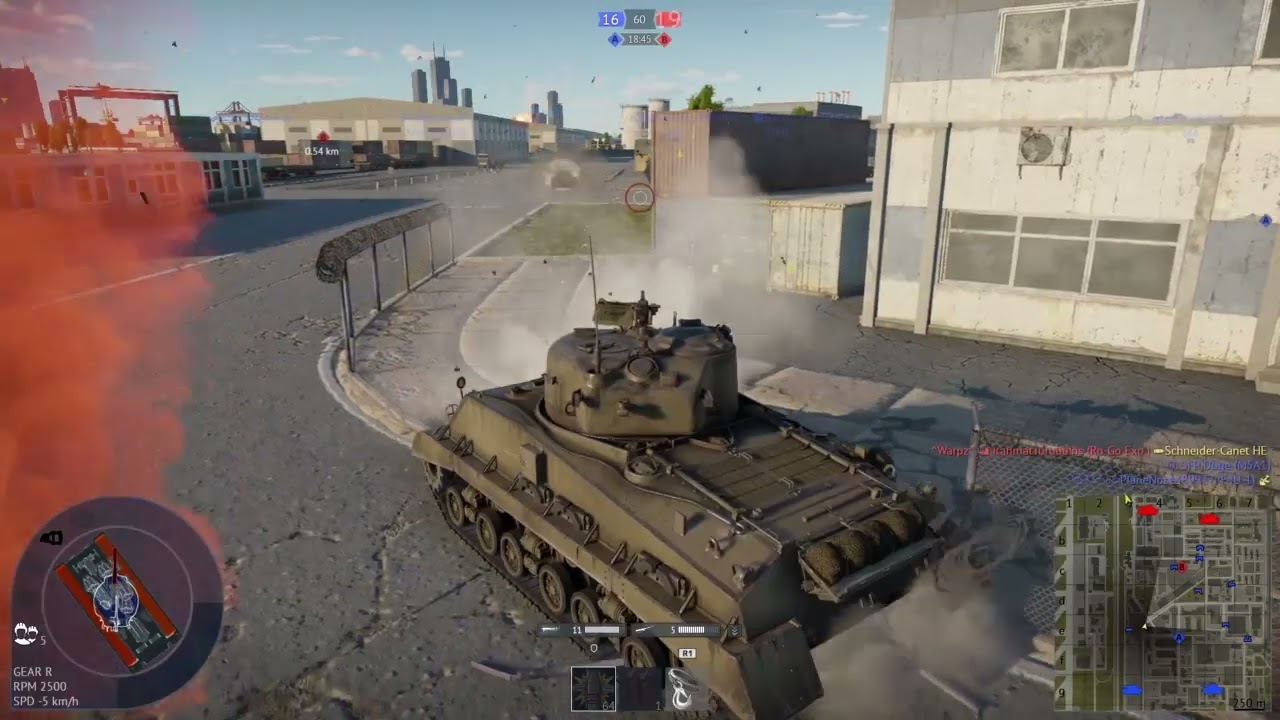 War Thunder. M4A3 (105)