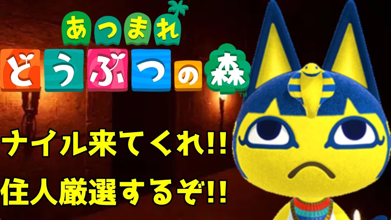 住人厳選!!どうしてもナイルが欲しい!!集まれ！おじさんの森【あつもり】あつまれどうぶつの森