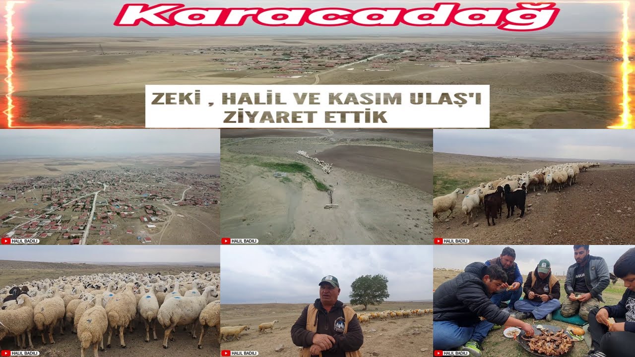 🔹 KARACADAĞ 🔹 ZEKİ , HALİL VE KASIM ULAŞ'I ZİYARET ETTİK