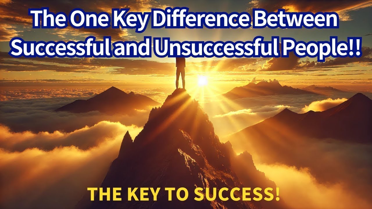 The One Key Difference Between Successful and Unsuccessful People