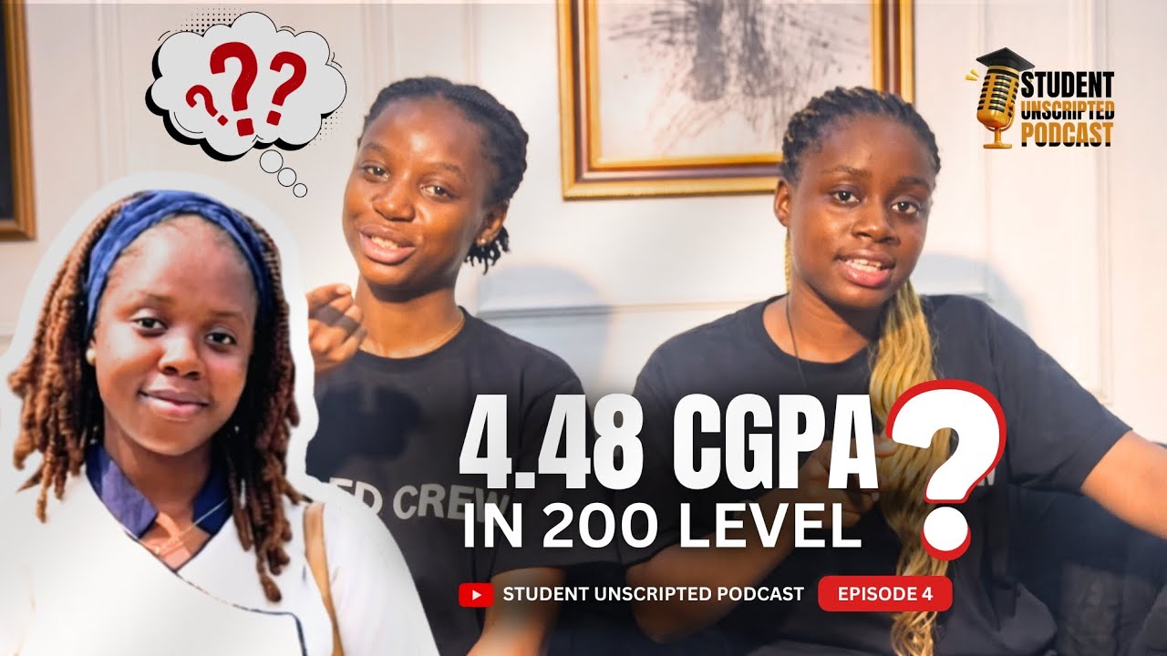 Inside the Life of a Physiotherapy Student | 200 Level With 4.48 CGPA | Student Unscripted Podcast 